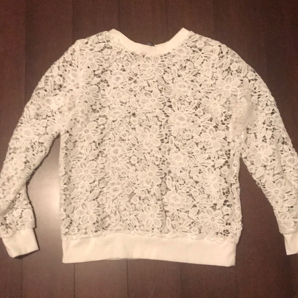 Spring Lace Sweater - Picture 2 of 2